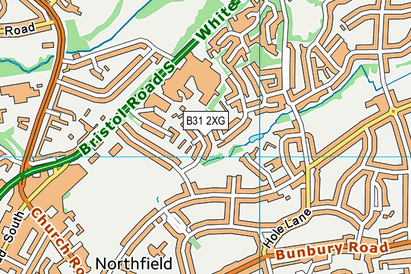 B31 2XG map - OS VectorMap District (Ordnance Survey) B31 2XG map - OS VectorMap District (Ordnance Survey)