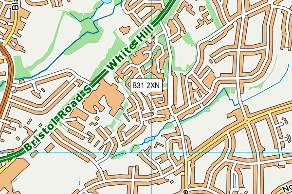 B31 2XN map - OS VectorMap District (Ordnance Survey) B31 2XN map - OS VectorMap District (Ordnance Survey)