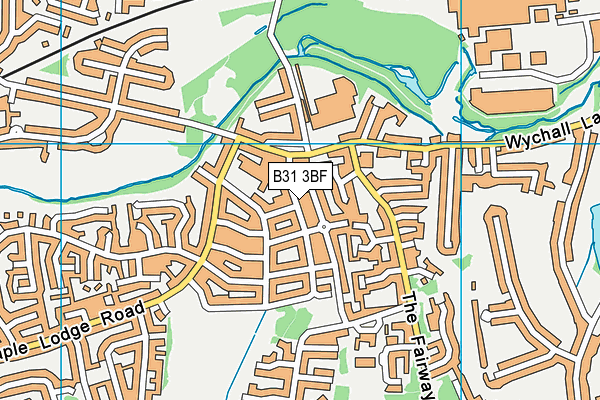 B31 3BF map - OS VectorMap District (Ordnance Survey) B31 3BF map - OS VectorMap District (Ordnance Survey)