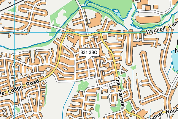 B31 3BQ map - OS VectorMap District (Ordnance Survey) B31 3BQ map - OS VectorMap District (Ordnance Survey)