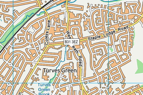 B31 3EZ map - OS VectorMap District (Ordnance Survey) B31 3EZ map - OS VectorMap District (Ordnance Survey)