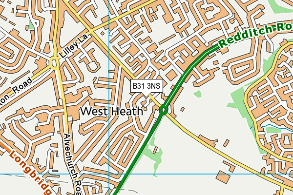 B31 3NS map - OS VectorMap District (Ordnance Survey) B31 3NS map - OS VectorMap District (Ordnance Survey)