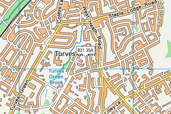 B31 3SA map - OS VectorMap District (Ordnance Survey) B31 3SA map - OS VectorMap District (Ordnance Survey)