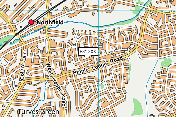 B31 3XX map - OS VectorMap District (Ordnance Survey) B31 3XX map - OS VectorMap District (Ordnance Survey)