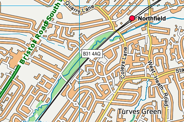 B31 4AQ map - OS VectorMap District (Ordnance Survey) B31 4AQ map - OS VectorMap District (Ordnance Survey)
