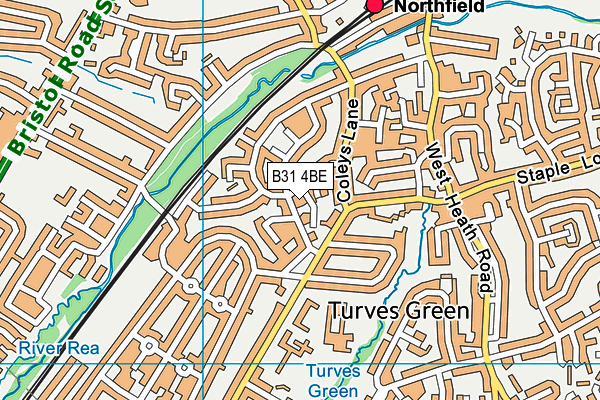 B31 4BE map - OS VectorMap District (Ordnance Survey) B31 4BE map - OS VectorMap District (Ordnance Survey)