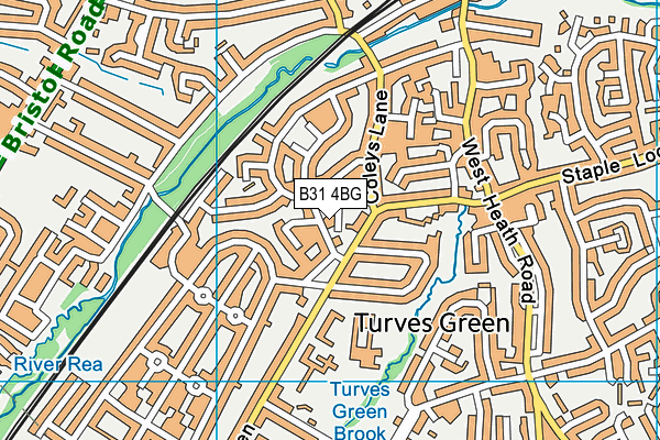 B31 4BG map - OS VectorMap District (Ordnance Survey) B31 4BG map - OS VectorMap District (Ordnance Survey)