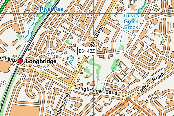 B31 4BZ map - OS VectorMap District (Ordnance Survey) B31 4BZ map - OS VectorMap District (Ordnance Survey)
