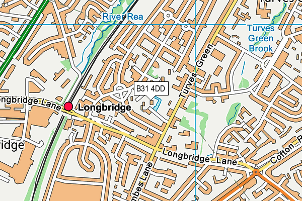 B31 4DD map - OS VectorMap District (Ordnance Survey) B31 4DD map - OS VectorMap District (Ordnance Survey)