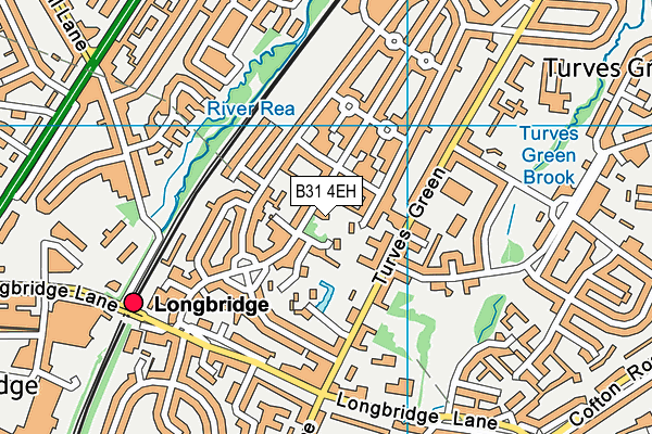 B31 4EH map - OS VectorMap District (Ordnance Survey) B31 4EH map - OS VectorMap District (Ordnance Survey)