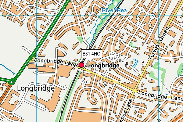 B31 4HG map - OS VectorMap District (Ordnance Survey) B31 4HG map - OS VectorMap District (Ordnance Survey)