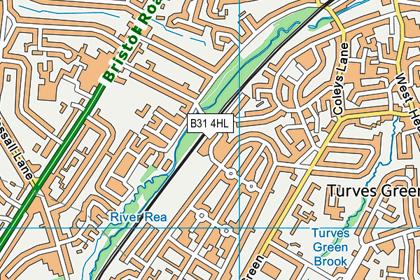 B31 4HL map - OS VectorMap District (Ordnance Survey) B31 4HL map - OS VectorMap District (Ordnance Survey)