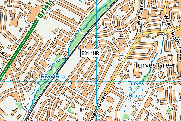 B31 4HR map - OS VectorMap District (Ordnance Survey) B31 4HR map - OS VectorMap District (Ordnance Survey)