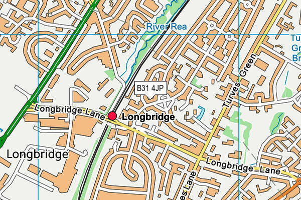 B31 4JP map - OS VectorMap District (Ordnance Survey) B31 4JP map - OS VectorMap District (Ordnance Survey)