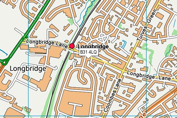 B31 4LQ map - OS VectorMap District (Ordnance Survey) B31 4LQ map - OS VectorMap District (Ordnance Survey)
