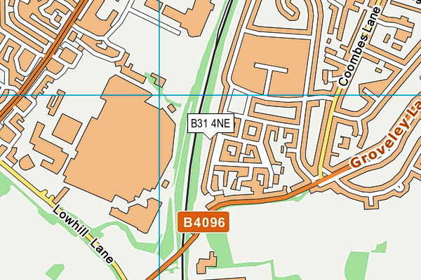 B31 4NE map - OS VectorMap District (Ordnance Survey) B31 4NE map - OS VectorMap District (Ordnance Survey)
