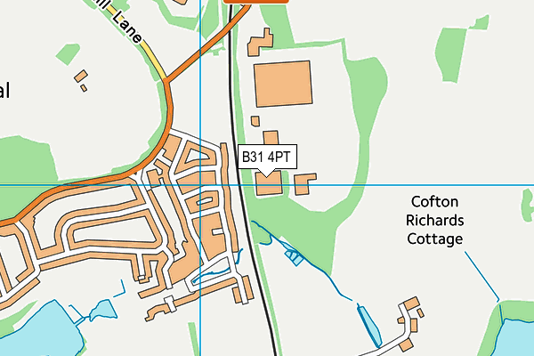 B31 4PT map - OS VectorMap District (Ordnance Survey) B31 4PT map - OS VectorMap District (Ordnance Survey)