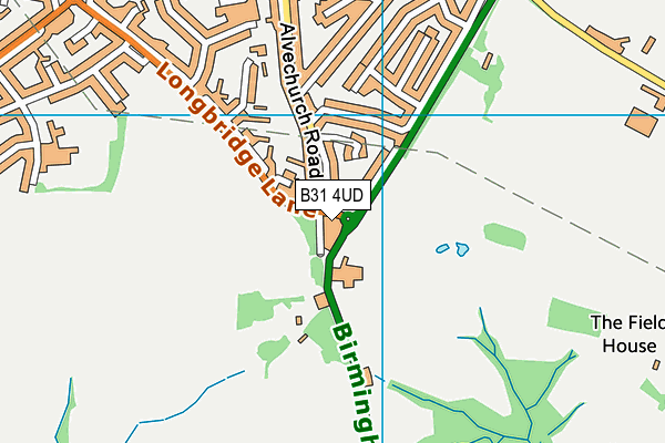 B31 4UD map - OS VectorMap District (Ordnance Survey) B31 4UD map - OS VectorMap District (Ordnance Survey)