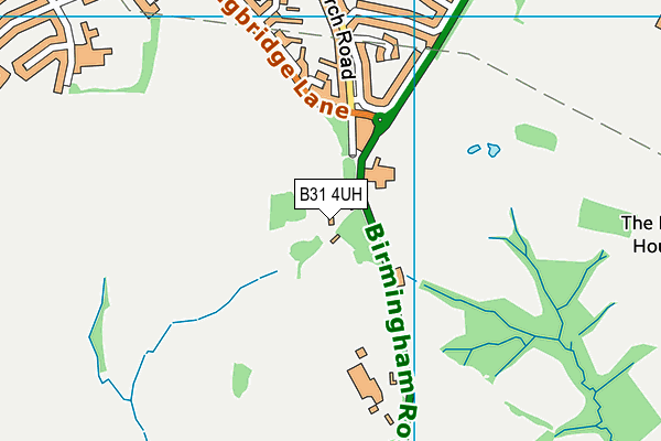 B31 4UH map - OS VectorMap District (Ordnance Survey) B31 4UH map - OS VectorMap District (Ordnance Survey)