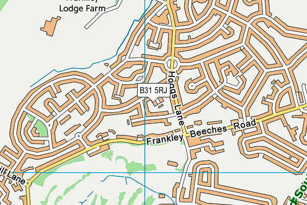 B31 5RJ map - OS VectorMap District (Ordnance Survey) B31 5RJ map - OS VectorMap District (Ordnance Survey)