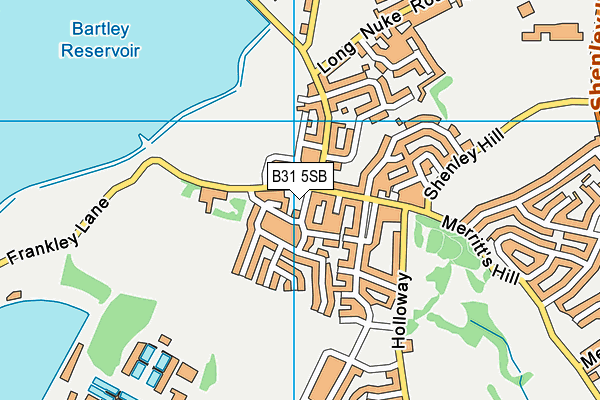 B31 5SB map - OS VectorMap District (Ordnance Survey) B31 5SB map - OS VectorMap District (Ordnance Survey)
