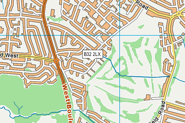 B32 2LX map - OS VectorMap District (Ordnance Survey) B32 2LX map - OS VectorMap District (Ordnance Survey)