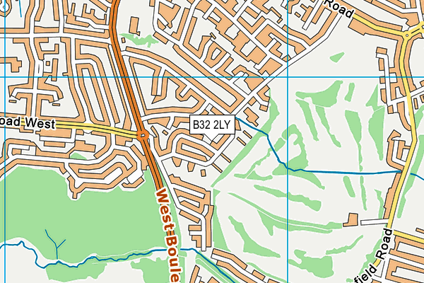 B32 2LY map - OS VectorMap District (Ordnance Survey) B32 2LY map - OS VectorMap District (Ordnance Survey)