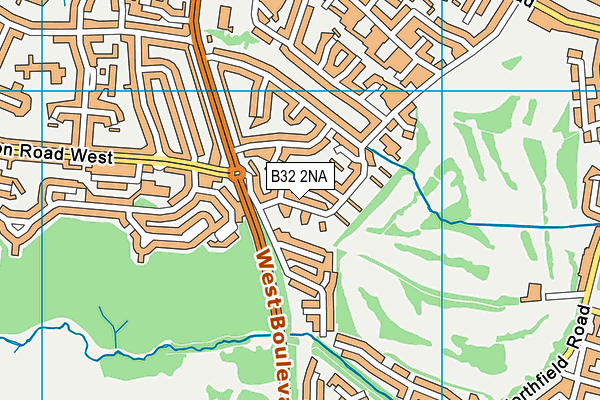B32 2NA map - OS VectorMap District (Ordnance Survey) B32 2NA map - OS VectorMap District (Ordnance Survey)