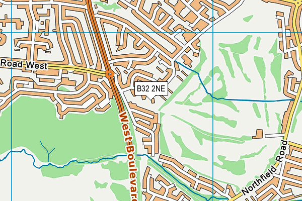 B32 2NE map - OS VectorMap District (Ordnance Survey) B32 2NE map - OS VectorMap District (Ordnance Survey)