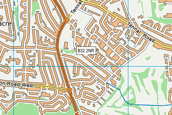 B32 2NR map - OS VectorMap District (Ordnance Survey) B32 2NR map - OS VectorMap District (Ordnance Survey)