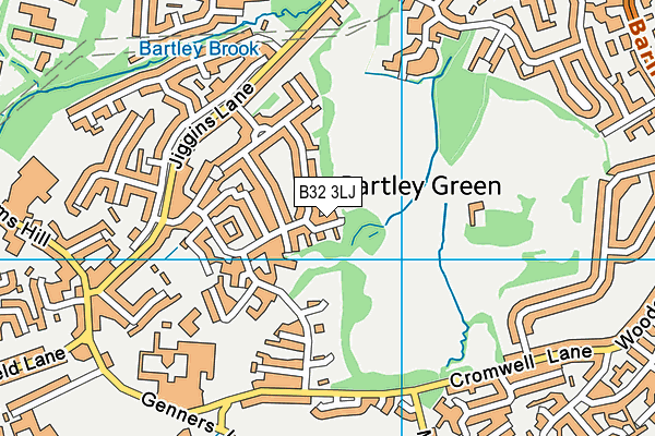 B32 3LJ map - OS VectorMap District (Ordnance Survey) B32 3LJ map - OS VectorMap District (Ordnance Survey)