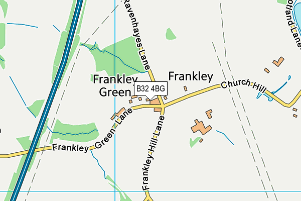 B32 4BG map - OS VectorMap District (Ordnance Survey) B32 4BG map - OS VectorMap District (Ordnance Survey)