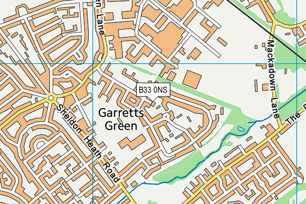 B33 0NS map - OS VectorMap District (Ordnance Survey) B33 0NS map - OS VectorMap District (Ordnance Survey)