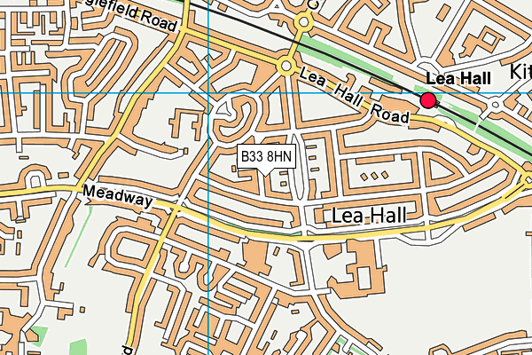 B33 8HN map - OS VectorMap District (Ordnance Survey) B33 8HN map - OS VectorMap District (Ordnance Survey)