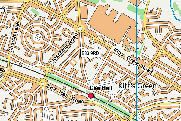 B33 9RD map - OS VectorMap District (Ordnance Survey) B33 9RD map - OS VectorMap District (Ordnance Survey)
