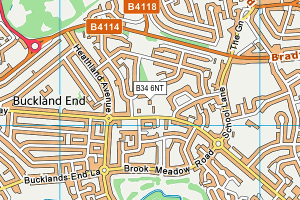 B34 6NT map - OS VectorMap District (Ordnance Survey) B34 6NT map - OS VectorMap District (Ordnance Survey)