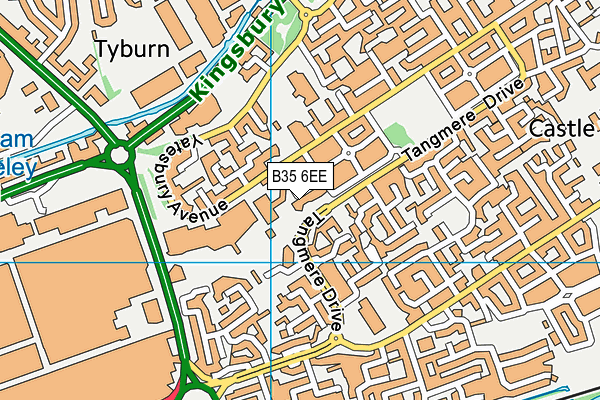 B35 6EE map - OS VectorMap District (Ordnance Survey) B35 6EE map - OS VectorMap District (Ordnance Survey)