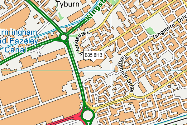 B35 6HB map - OS VectorMap District (Ordnance Survey) B35 6HB map - OS VectorMap District (Ordnance Survey)
