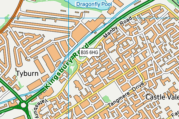 B35 6HG map - OS VectorMap District (Ordnance Survey) B35 6HG map - OS VectorMap District (Ordnance Survey)