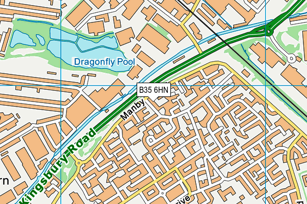 B35 6HN map - OS VectorMap District (Ordnance Survey) B35 6HN map - OS VectorMap District (Ordnance Survey)