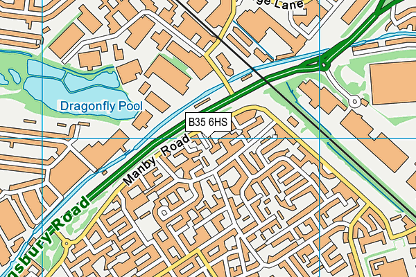 B35 6HS map - OS VectorMap District (Ordnance Survey) B35 6HS map - OS VectorMap District (Ordnance Survey)