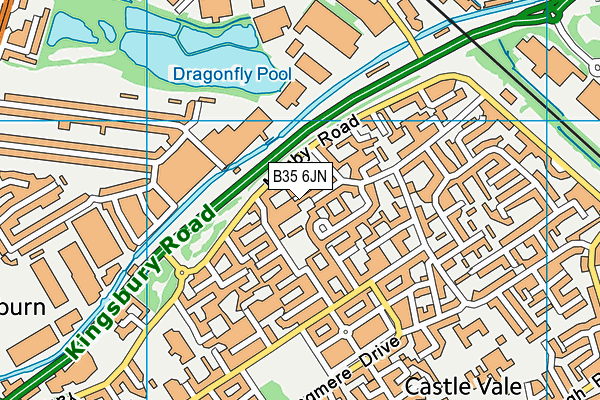 B35 6JN map - OS VectorMap District (Ordnance Survey) B35 6JN map - OS VectorMap District (Ordnance Survey)