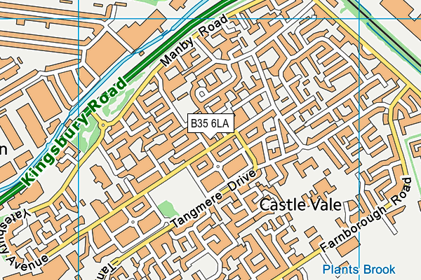 B35 6LA map - OS VectorMap District (Ordnance Survey) B35 6LA map - OS VectorMap District (Ordnance Survey)