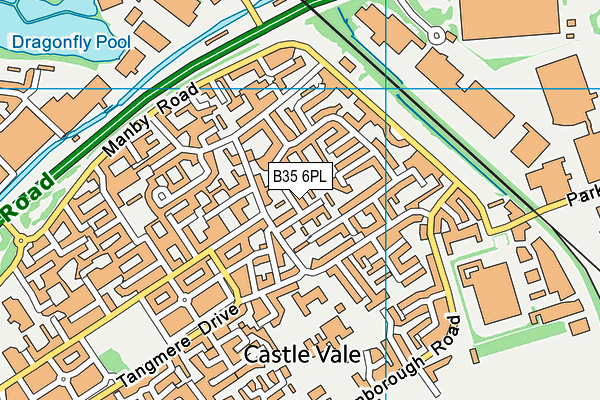B35 6PL map - OS VectorMap District (Ordnance Survey) B35 6PL map - OS VectorMap District (Ordnance Survey)