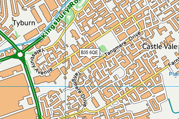 B35 6QE map - OS VectorMap District (Ordnance Survey) B35 6QE map - OS VectorMap District (Ordnance Survey)