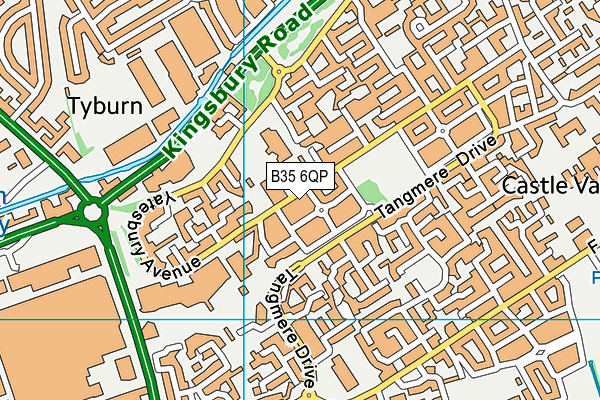 B35 6QP map - OS VectorMap District (Ordnance Survey) B35 6QP map - OS VectorMap District (Ordnance Survey)