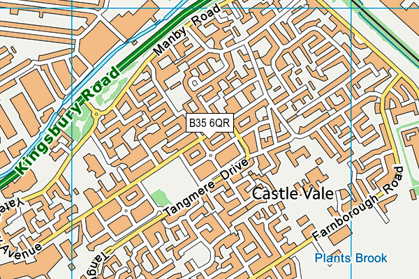 B35 6QR map - OS VectorMap District (Ordnance Survey) B35 6QR map - OS VectorMap District (Ordnance Survey)