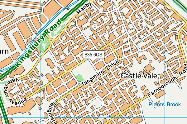 B35 6QS map - OS VectorMap District (Ordnance Survey) B35 6QS map - OS VectorMap District (Ordnance Survey)