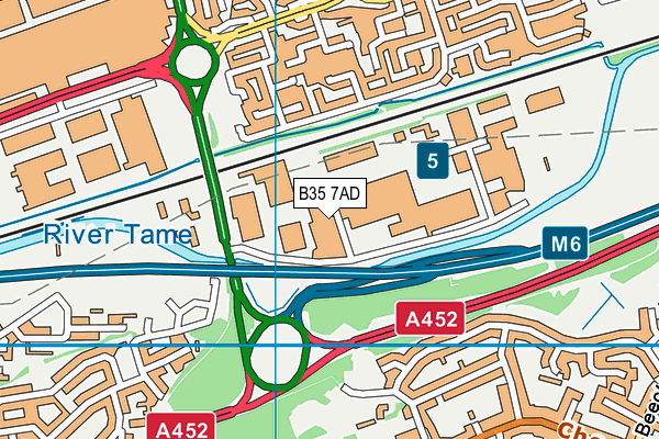 B35 7AD map - OS VectorMap District (Ordnance Survey) B35 7AD map - OS VectorMap District (Ordnance Survey)