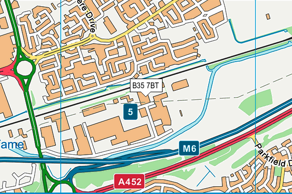 B35 7BT map - OS VectorMap District (Ordnance Survey) B35 7BT map - OS VectorMap District (Ordnance Survey)